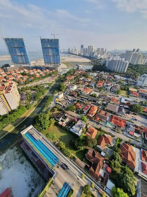 Apartment Landmark By Katana 3Br Glamorous Highrise Seaview Homestay Gurney无敌海景三房套房 Tanjung Tokong