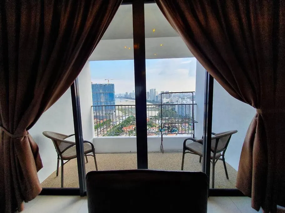 Apartment Landmark By Katana 3Br Glamorous Highrise Seaview Homestay Gurney无敌海景三房套房 Tanjung Tokong Malaysia